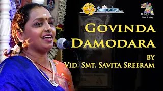 Govinda damodara madhaveti by Smt Savita Sreeram || Sampradaya Sankeertanotsav 2022 @HOPEADTV