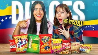 TIKTOKER ARGENTINA PRUEBA DULCES VENEZOLANOS POR PRIMERA VEZ