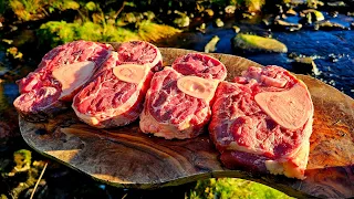 Slow Cooked Beef Recipe, it was worth waiting All Day. ASMR Outdoor Cooking