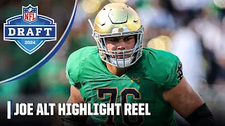 Joe Alt Highlight Reel: Los Angeles Chargers select Notre Dame OT at No. 5 | 2024 NFL Draft