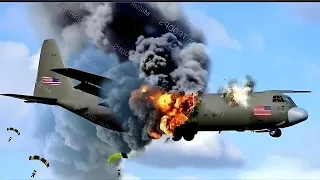 Today, a US C-130 carrying the president and 60 ministers was blown up by a Russian missile