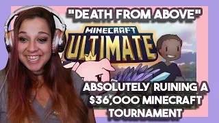 Bartender Reacts *Death From Above* Absolutely Ruining a $36,000 Minecraft Tournament by Technoblade