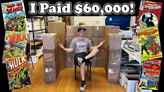 I Paid $60,000 For A MASSIVE Comic Collection!