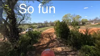 So much fun riding at my friends place