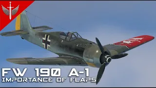 Using Flaps Properly - FW 190 A-1 War Thunder