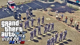 GTA V - Vida de Policia - O Dia da Formatura do Curso de Formação de PM no 3° Pelotão Chegou | Ep.04