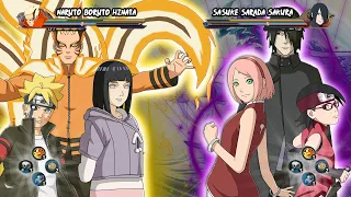 NARUTO BARYON, BORUTO JOUGAN, HINATA VS SASUKE, SARADA, SAKURA | Naruto Storm 4 MOD