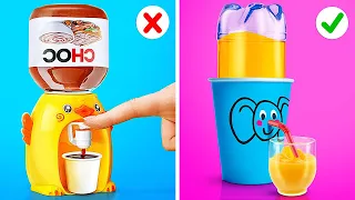 HACKS VOOR HANDIGE OUDERS || Doe-het-zelf mini-waterdispenser! Gezond Eten Ouderhacks door 123 GO!