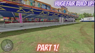 Huge Fun Fair Build Up! pt1-fs22