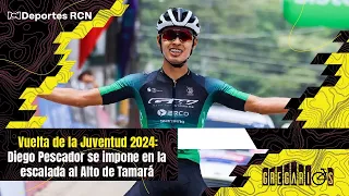 Vuelta de la Juventud 2024: Segunda etapa Diego Pescador se impone en la escalada al Alto de Tamará