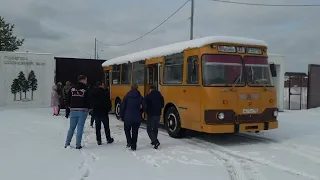 Поездка на ЛиАЗ-677М в Лыткарино