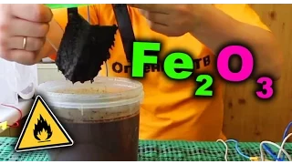 🔥 ЖЕЛЕЗНЫЙ СУРИК. Как получить оксид железа 3? Железо 3 оксид [Fe2O3] - Iron 3 oxide.