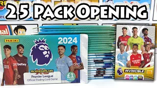 INVINCIBLE CARD HUNT | Opening 25 Packs of the *NEW* ADRENALYN XL 2024 Premier League Collection