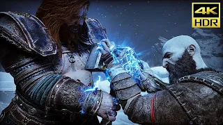 God of War Ragnarok - Kratos vs Thor FULL FIGHT (PS5) @ 4K HDR 60ᶠᵖˢ ✔