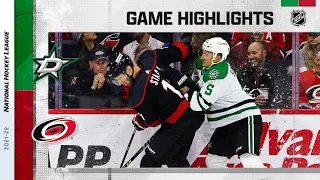 Stars @ Hurricanes 3/24 | NHL Highlights 2022