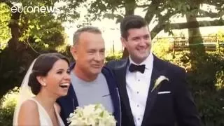 Tom Hanks crashes Central Park wedding