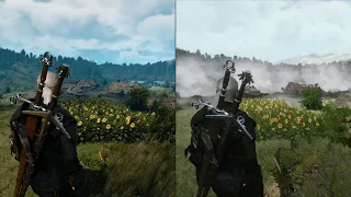 [4K] The Witcher 3 Next-Gen RT ON vs 1.32 Modded | BenisLM + BlitzFX | Graphics Comparison Showcase