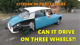 Can it drive on three wheels?! And other Citroen DS Party Tricks