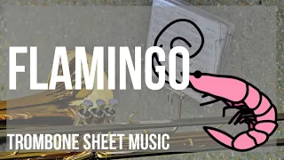 Trombone Sheet Music: How to play Flamingo by Kero Kero Bonito