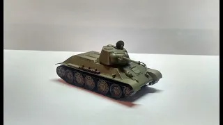 ЗВЕЗДА T-34/76 обр.1943. сборка и покраска модели