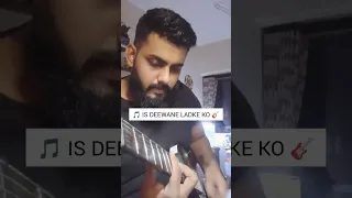 Is Deewane Ladke Ko - Sarfarosh | Guitar Cover | #shorts | Happy New Year | #guitar #bollywood