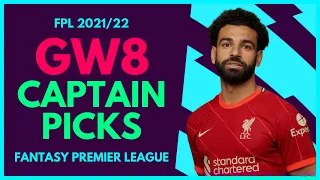 GW8 BEST CAPTAIN PICKS | FANTASY PREMIER LEAGUE TIPS 2021/22 | FPL MINUTE