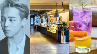 BTS Jimin's Dad Owns A Cafe MAGNATE In Busan tour 💜 purple world 방탄소년단 지민