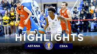 Astana vs CSKA Highlights November, 18 | Season 2022-23