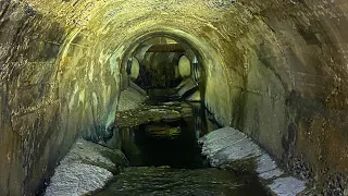 Walking Through Underground Tunnel System. Full Video