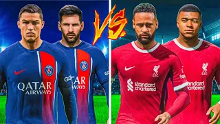 FC 24😱| Ronaldo & Messi vs Neymar & Mbappe - Who Would Win - UCL FINAL