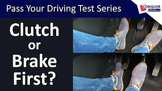 Clutch or Brake First when stopping or slowing down in a manual car?