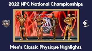 2022 NPC National Championships - Men's Classic Physique Highlights