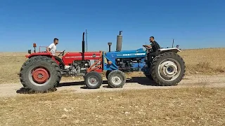 Ford 6600 vs Massey Ferguson 185 Traktör Çekişmesi