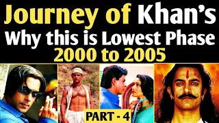 PART-4 Journey of Khan's Aamir Shahrukh salman khan carrier analysis Lagaan tere naam unknown facts