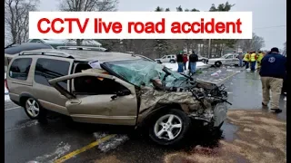 CCTV live road accident