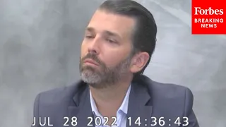 WATCH: Donald Trump Jr. Deposition Video Now Released By New York Attorney General's Office