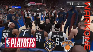 NBA 2K24 - Denver Nuggets vs New York Knicks