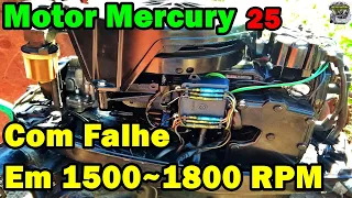 Motor Mercury Com Falha "cutoff" Em 1500~1800 RPM