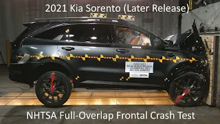 2021-2023 Kia Sorento / Hybrid NHTSA Full-Overlap Frontal Crash Test (Later Release)