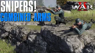 SNIPERS! - Combined Arms 2v2 - Men of War 2