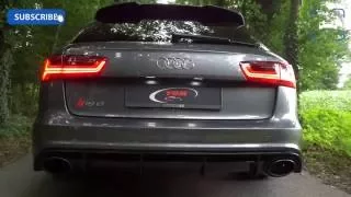 Audi RS6 2016 Sport Exhaust Startup Revs Acceleration & Sound