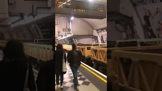 Freight Train Passes Through London Underground Tube Station - 1298896