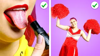 HOW TO BECOME POPULAR || Nerd vs Popular Student! Girly Hacks and DIY School Ideas by Crafty Panda