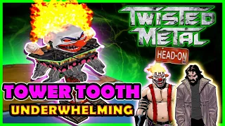 Girthy Flaming Tower Boi - Twisted Metal Head On - Tower Tooth - Hard Mode