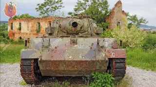 Abandoned Rusty Tanks. Forgotten Military Vehicles. Old WW2 Tanks. Wreck Tanks. Lost Vehic