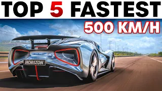 Top 5 Fastest Cars in Forza Horizon 5!