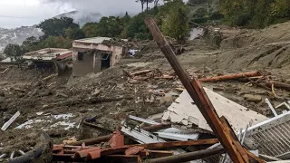 Deadly landslide tears through Italian island of Ischia