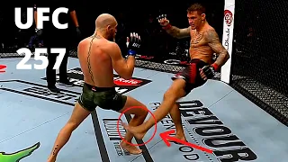 Dustin Poirier CALF KICK vs Conor Mcgregor