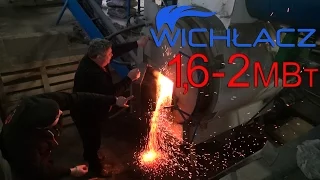 Горелка Wichlacz PALNIK мощностью 2 МВт, Автоподача топлива Вихлач Biopalnik PWB. Сушилка