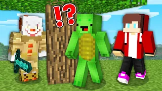 Mikey & JJ Scared By Monster in Minecraft! (Maizen Mazien Mizen)